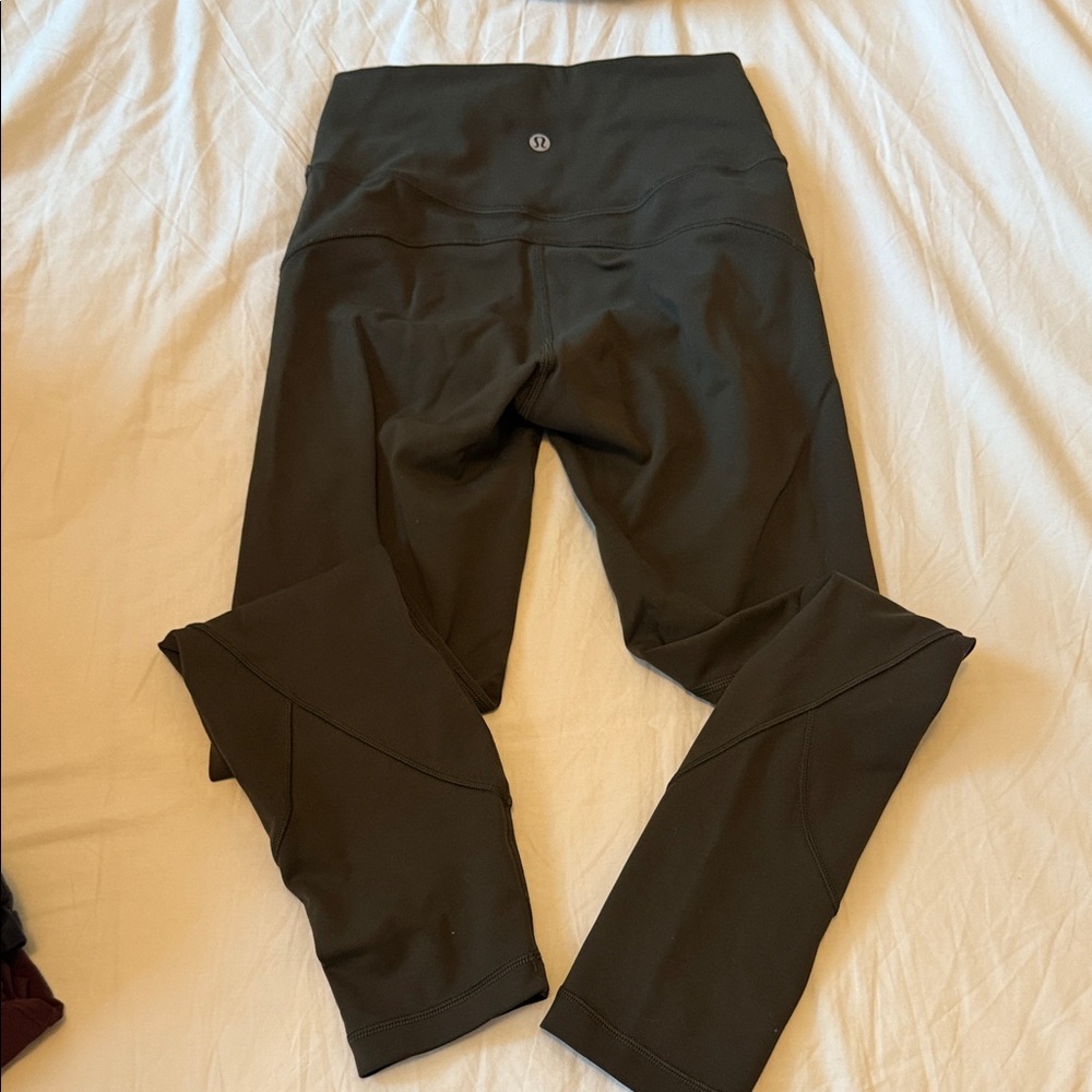 Lululemon hunter green Leggings